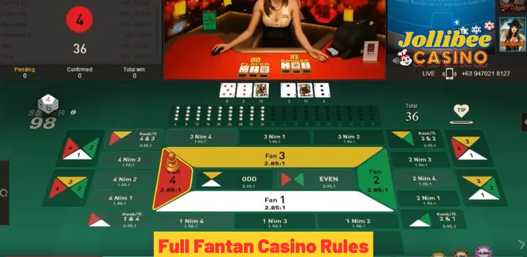 Full Fantan Casino Rules