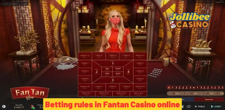 Betting rules in Fantan Casino online