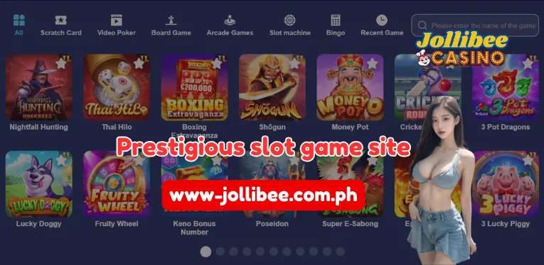 Prestigious slot game site