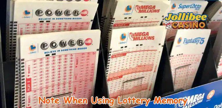 What to Note When Using Lottery Memory?